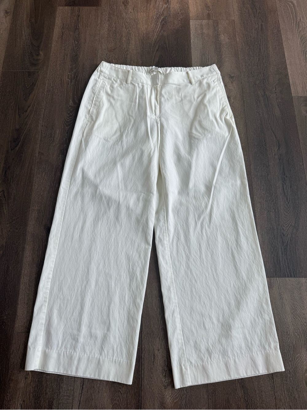 Banana Republic Wide Leg White Pants Women’s Size Large